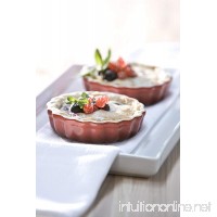 Le Creuset Stoneware 7-Ounce Petite Tart Dish Cerise (Cherry Red) - B001HSO226